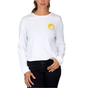 Rebellious One XS White Celestial Graphic Tee